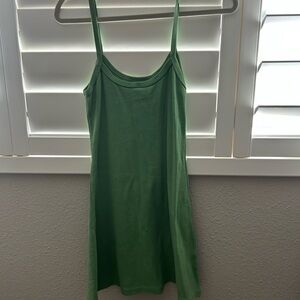 Green Sleeveless Dress